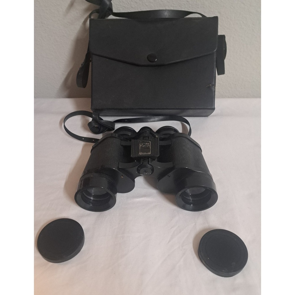 Bushnell Falcon Insta Focus 7x35 Binoculars w/ Case Vintage Wide Angle 420ft